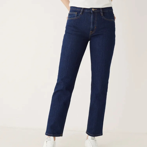 Frank and Oak Cyndi Straight Leg Jeans - Picture 1 of 4